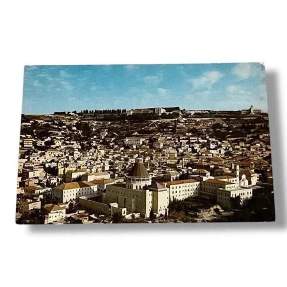 Postcard Nazareth General View Israel 4x6 Continental Chrome Card C301